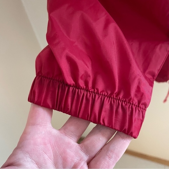 TRAILS Edge Vintage 3/4 Zip, Pullover Hooded Windbreaker, Burgundy, Size L - Picture 14 of 16